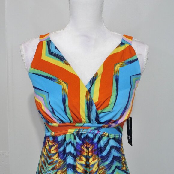 MAXI DRESS SIZE SMALL PETITE NEW DIRECTIONS - Picture 3 of 11